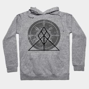 vintage marine life, geometric design Hoodie